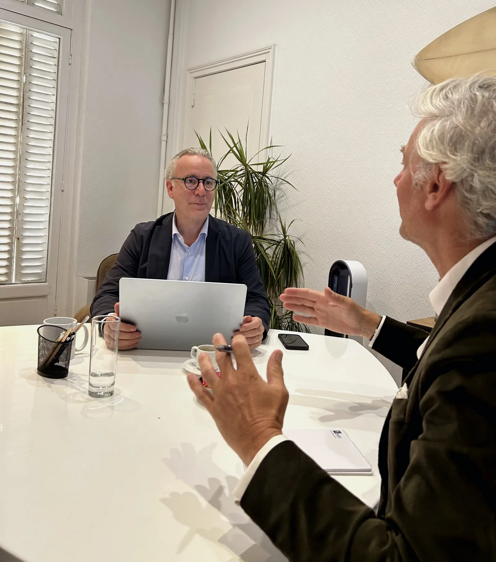 Rolf Royer en séance de coaching